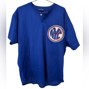 NYC New York Empires Williams #3 High End Blue Baseball Jersey Men’s L RARE